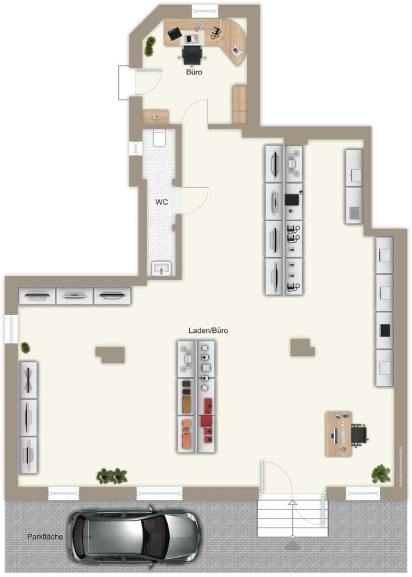 Grundriss Praxis Freiberg