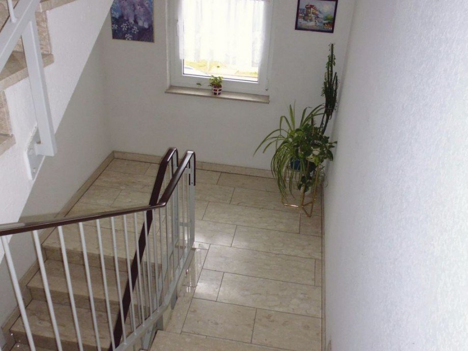 Treppenhaus Dachgeschosswohnung Freiberg