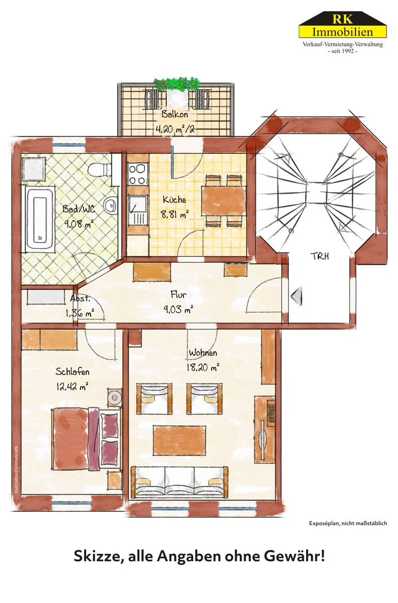  Etagenwohnung Freiberg
