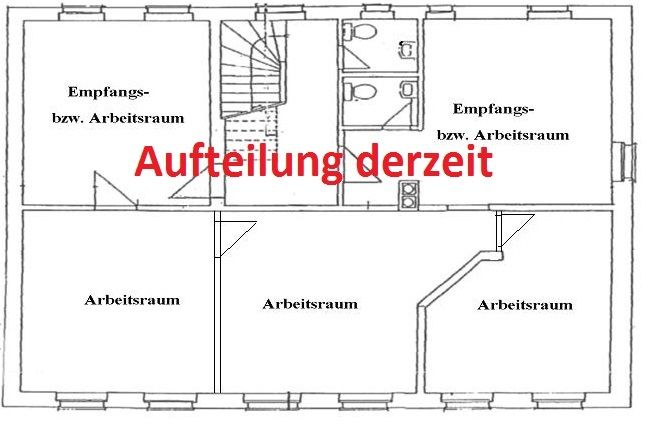 Grundri� 1 B�rofl�che Freiberg