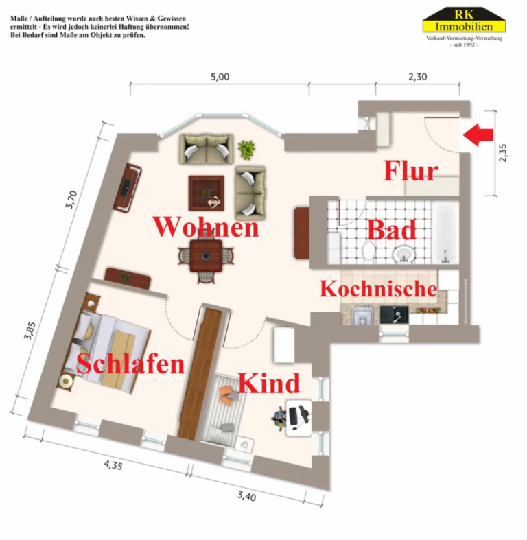 Screenshot (876) Freiberg Etagenwohnung + zentrale Wohnlage + Top- Rendite + 2 Wohnungen im Paket + Universit�tsstadt Freiberg